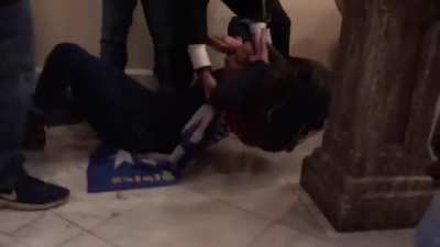 Woman Shot in Capitol Building