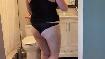 Cleaning in my Thong, Fingering Myself Along The Way&hellip;Naughty Cleaning is So Hot!