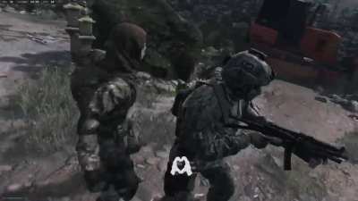 This kids found a way to surf around ashika island like its cs go