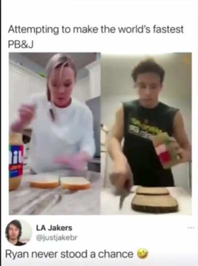 Fastest PB&amp;amp;J