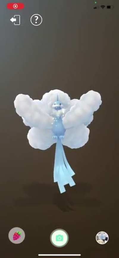 Mega Altaria tries to snap it&rsquo;s neck when you pet it