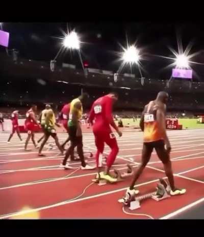 When the four fastest men in history met in the 100 meter final.