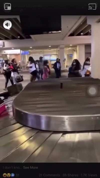 Airport chaos . What is social distancing?..