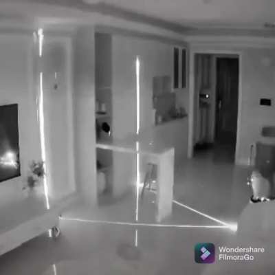Strange light in the house