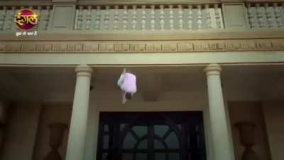 Traditional Indian kite flying.