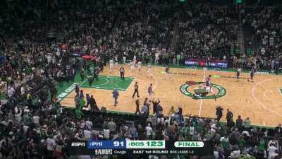 [Highlight] The Boston Celtics take Game 1 over the Philadelphia 76ers with a 123-91 victory. It’s the largest playoff-opening win in their franchise’s history.