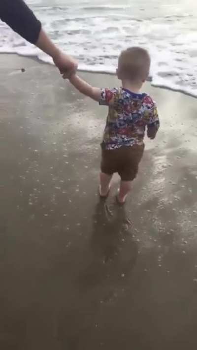 First Time At The Beach