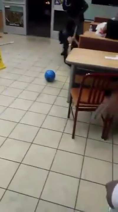 Mortal Kombat, the epic final battle at Popeye's