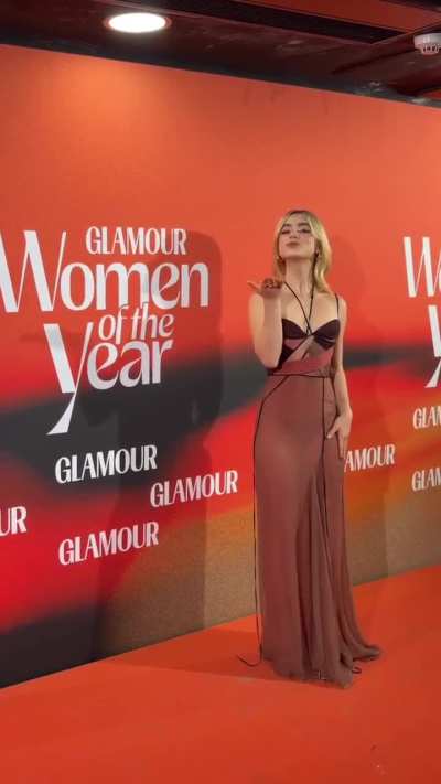 'Clara Galle our award-winning Actress of the Year has arrived at the Glamour Women Of The Year Awards' - IG November 2025
