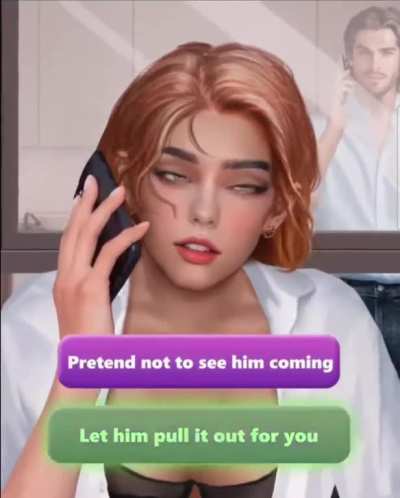 "Let him pull it out for you" 😭