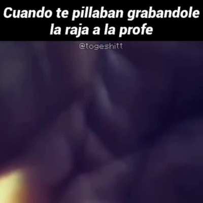 disculpe profe