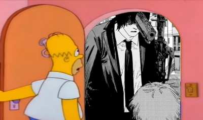 No Homer! Dont open the door!