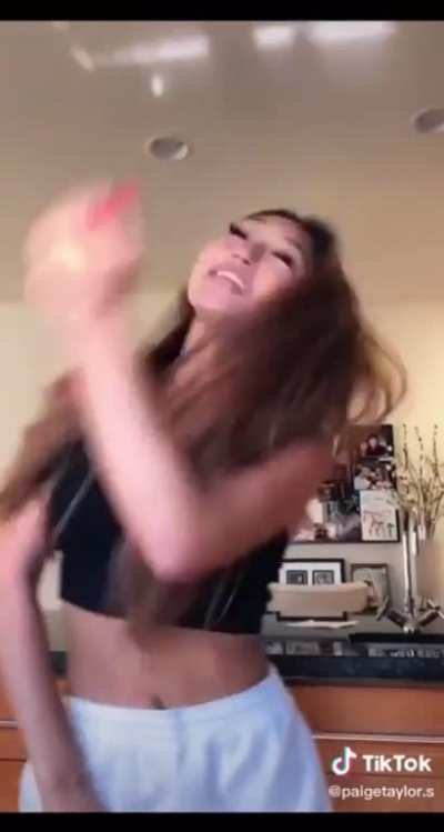 Paige Taylor throwing it back