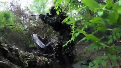 The reconnaissance-assault detachment of the "Revansh" tactical group of the GUR of the Ministry of Defense of Ukraine to carry out a covert advance to the enemy's positions. 