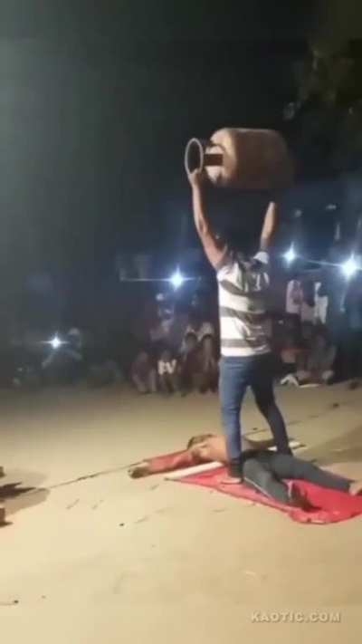 Indian magic trick.