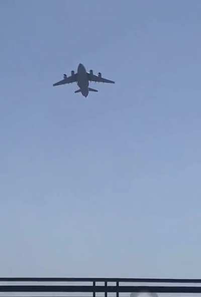 People are falling from planes in Kabul and are landing on people houses. (link in comments)