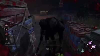 I just wanted to play the &lsquo;can I put the pallet down before he hits me&rsquo; game&hellip; 🥺