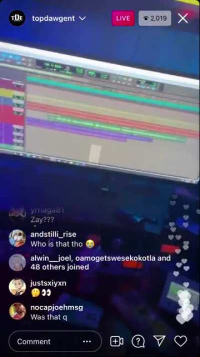 Top Dawgs live for those who missed it... doesn&rsquo;t sound like Kendrick but who knows??