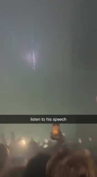 Carti says something about &ldquo;just in case i can&rsquo;t tell you this again&rdquo; before performing Punk Monk.