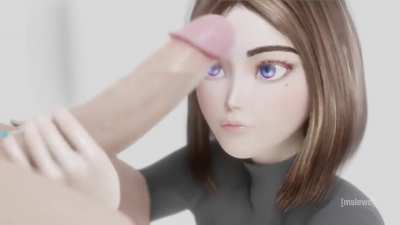 Sam handjob and blowjob (MsLewd) [Samsung]