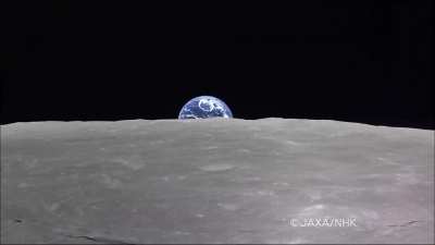 An Earthrise captured in HD by JAXA’s Kaguya/Selene Satellite in 2008