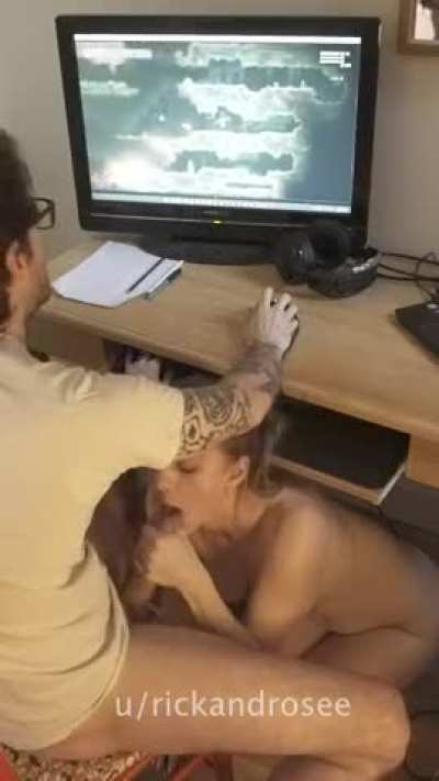 Little slut ready to drain his balls anytime anywhere