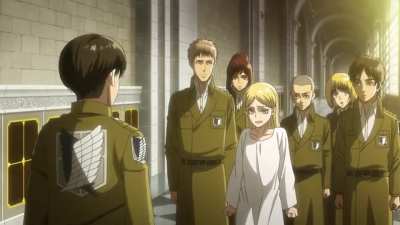 Levi&rsquo;s smile (Attack on Titan Season 3)
