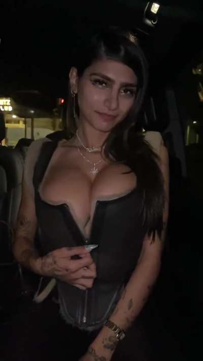 Mia still loves to tease her perfect pair