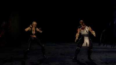 Sonya Blade taking her time to think about her fatality.