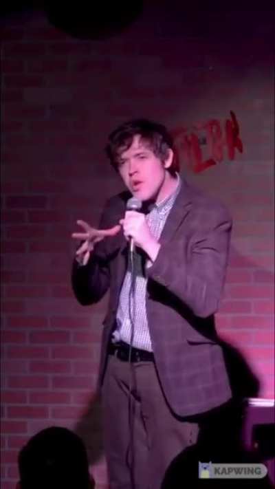 Here's a wholesome lil stand-up bit I used to do (@micahgreencomedy)
