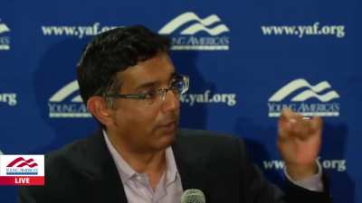 D'Souza DESTROYS "proud Democrat" in heated Q&amp;amp;A