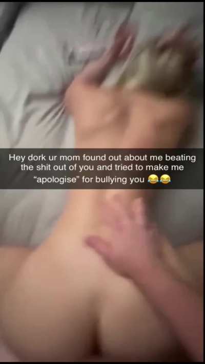 Your bully visits your mom while you&rsquo;re away 