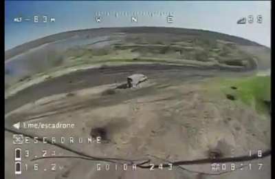 A very good FPV drone from the GOIDA series visited Russians and made some adjustments to the existence of the occupiers 🥳