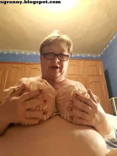Grandma bought new panties