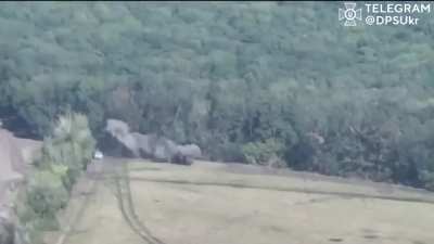 Ukrainian border guards discovered and destroyed Russian anti-aircraft system ZSU-23-4 Shilka in the Kharkiv region using artillery