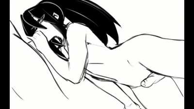 I want a femboy to suck me off like this and I want to see if they cum from it 😳