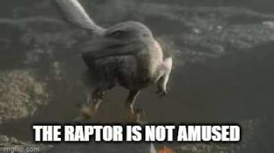 "Dinosaurs with feathers are lame!"