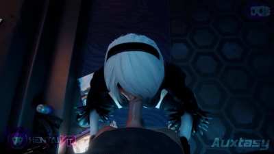 2B Stays in an Sucks (Hentai VR / Auxtasy) [Neir Automata]