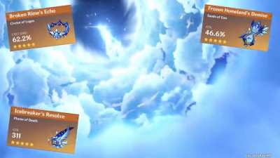 Here it is, the culmination of saving gems and farming domains for a month for Ganyu