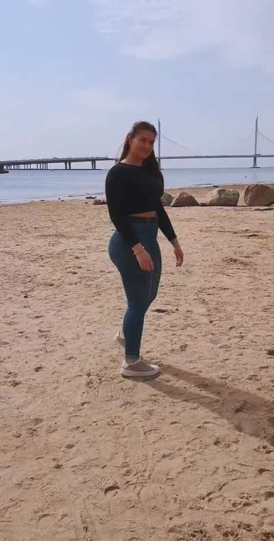 In terms of ass she's definitely gifted