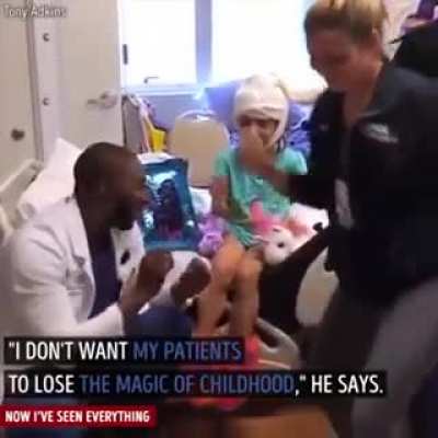 Tony Adkins, known as the &lsquo;Dancing Doctor&rsquo; is a PA for pediatric neurosurgery. He believes in connecting with patients through dancing to help lift their spirits