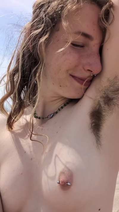 Babe Boobs Cute Hairy Armpits Hairy Pussy OnlyFans Petite Tease Porn GIF by outdoorkitty69