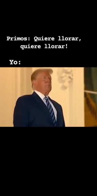 Yo no lloro!