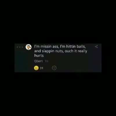 My nuts hurt