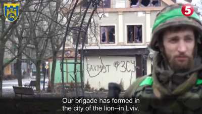 Max, a Sergeant Major of the 125th Brigade of the Territorial Defense Forces of Lviv, takes you on a tour around Bakhmut. He also discusses various Russian tactics and their mindset