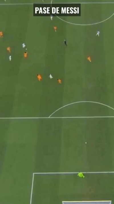 Messi's phenomenal assist against Netherlands today.