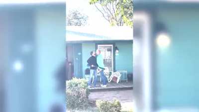 Another angle of stepdad shooting dad in custody argument over a kid