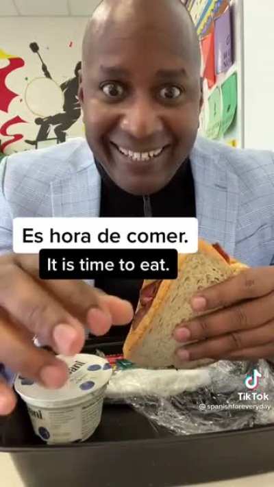 es hora de comer