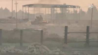 Insane Footage from Ramadi showing intense street fighting and the destruction of 2 M1 Abrams by ISIS anti tank units.