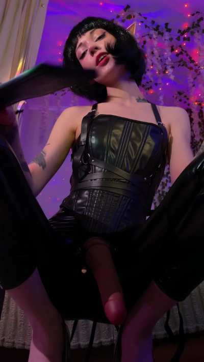 It's good that you remembered that your place is on your knees